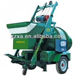 2013 hot sale JZM500 concrete mixer with pump made in China