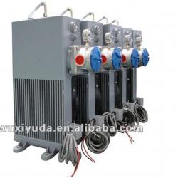 2013 hot selling concrete mixer oil cooler, radiator with oil tank and filter