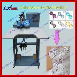 2013 Labor saving apparel machinery 2 colors strass hot fix machine for wedding dress