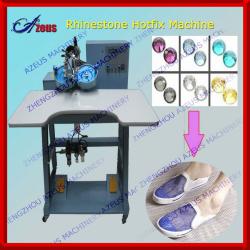 2013 Labor saving apparel machinery two colors gem hot fix machine for wedding dress