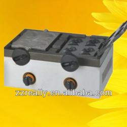 2013 new design hot sale gas fish shape waffle baker making machine with CE