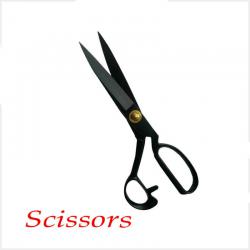 [2013 Newest ! ] LDH-FS8# 8" Rust Proof Sharp Handmade Cutting Tools Three Finger Ring Scissors