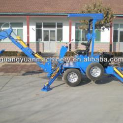 2013 self powered mini excavator towable backhoe