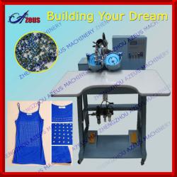 2013 Stable quality ultrasonic hot fix rhinestone setting machine