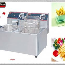 2013 year New 2-tank 2-basket electric fryer