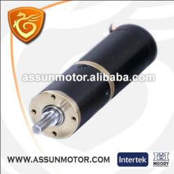 22mm dc 12v planetary geared motor AM-22P()-455-1212 with encoder for motorized curtain