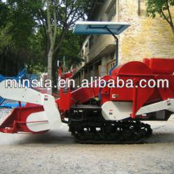 25HP High efficiency rice combined harvester/rice harvest machine widely used