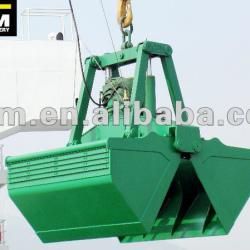 25t Motor Hydraulic Clamshell Grab for deck crane