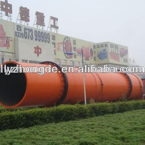 3.4*7.6m three cylinder rotary drum dryer for fertilizers in stoving slag iron powder to Turkey with CE&BV