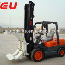 3.5 ton diesel forklift with paper roll clamp