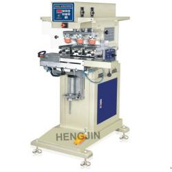 3 color shuttle open ink shuttle pad printing machine with max steel plate size 100x150mm