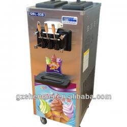 3 flavors soft serve ice cream making machine