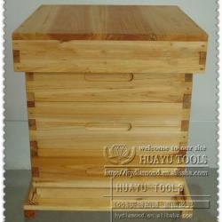 3 layer Langstroth size bee hive/bee box with Metal roof