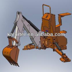 3 point hitch mini towable backhoe