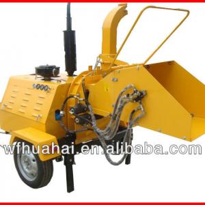 30hp diseal wood chipper with engine and CE self-power wood chipper