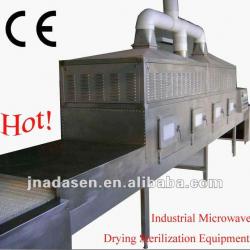 30KW Tunnel conveyor belt continuous herbs microwave drying&sterilization machine