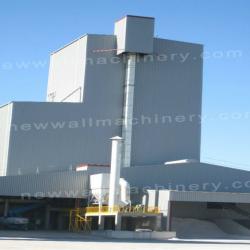 30T/hour tower type dry mortar plant with 2 mixers