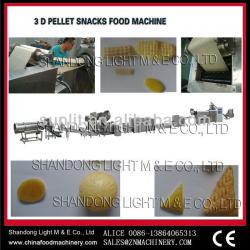 3D Snack pellets(Double layered Triangle snacks pellet ) machine