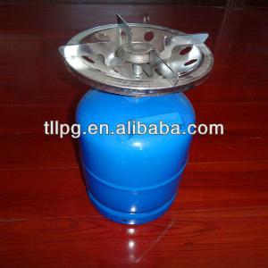 3kg camping lpg cylinder with burner