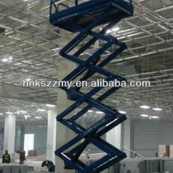 4-14M SJY movable hydraulic scissor lift platform cargo lift