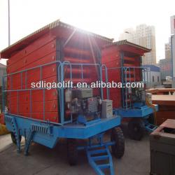 4-20M SJY model hydraulic scissor lift platform mobile scissor lift