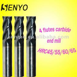 4 flutes carbide end mills