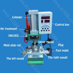 5.8cm Tin Pin Badge Button Making Machine of Pneumatic