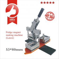 53*80mm Fridge magnet making machine LATEST