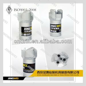 56mm pdc concave drill bit with 3 wings for coal mine drilling