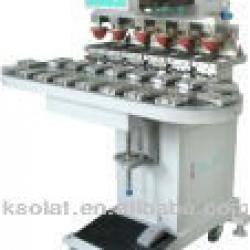 6 Color Hardware Pad Printer with Conveyor