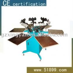 6 Color Manual Screen Printing Machine