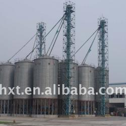 60 degree hopper bottom grain steel silo for rice