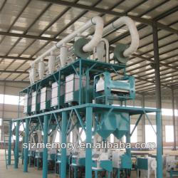 60 T/D maize flour mill equipment