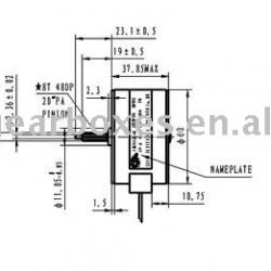 60BY412 series stepping motor