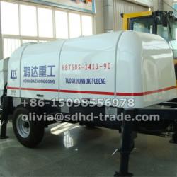 60m3/h Mini Trailer-mounted Concrete Pump for Sale