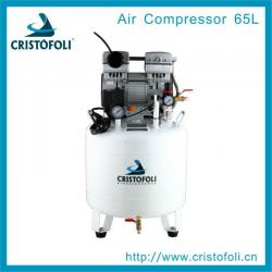 65L double motor oil free air compressor