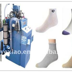 6F Automatic computerized jacquard circular socks knitting machine