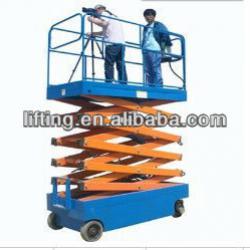 6m 300kg battery powered scissor lift platform