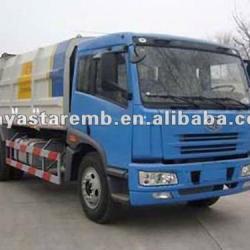 6t Jiefang single bridge compression type Garbage Truck