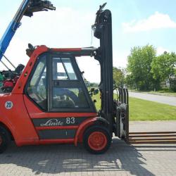 8.000kg used Linde H80T-900 LPG forklift- G0851 -