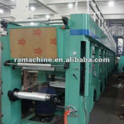 8 color Rotogravure Printing Machine