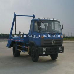 8cbm Dongfeng 145 swing arm garbage truck