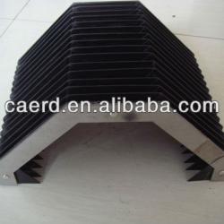 Accordion dustproof cloth machine shield