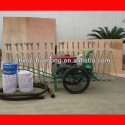 Advanced flexible water hose 13.2KW diesl engine sprinkler irrigation machine