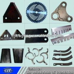 agricultural blades for agricultural spare parts custom