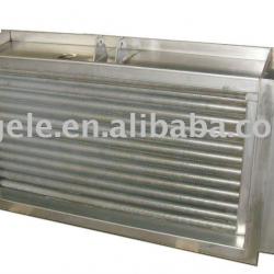 Air heat exchanger for rotograuve printing machine