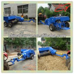 Ajdustable bale density/long corn silage square baler