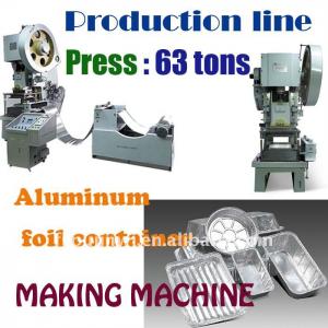 aluminum foil plate machine