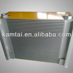 Aluminum plate-fin fan hydraulic oil cooler