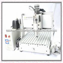 AMAN 3040 800W cnc engraving machine with rotation axis